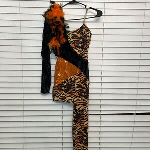 Awish Come True, Animal Print Dance Costume, Size Adult Medium